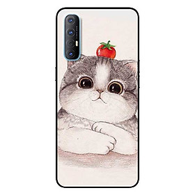 Ốp lưng dành cho Oppo Reno 3 Pro mẫu Mèo Và Cà