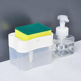 Mua Hộp để nước rửa chén và miếng bọt biển rửa chén 2in1 thông minh