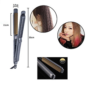 Máy Dập Xù Bản Nhỏ HP388, Nút Điều Chỉnh 4 Mức Nhiệt, Lên Nhiệt Nhanh, Tỏa Đều, Tác động Hiệu Quả, Dễ Sử Dụng, Tạo Kiểu Tóc Dầy Hơn Và Bồng Bềnh, Có Độ Phồng Tự Nhiên, An Toàn Khi Thao Tác, Bản Kim Loại Mạ Bóng Không Làm Hư Tổn
