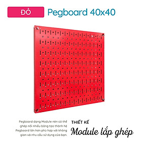 Bảng Pegboard Kim Loại & Phụ Kiện Móc Treo Dụng Cụ Cơ Khí Chuyên Nghiệp, Thương Hiệu SMLIFE
