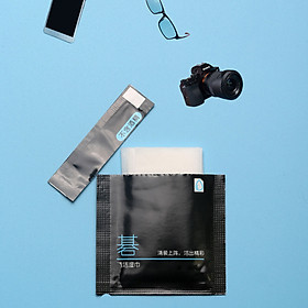 VSGO V-T01 Weigao lens paper lens paper glasses paper camera SLR mobile phone screen microscope professional cleaning wipes disposable 60 tablets