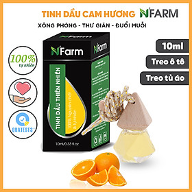 Tinh Dầu Cam Hương N'Farm - Tinh Dầu Thiên Nhiên Nguyên Chất, Thích Hợp Dùng Với Đèn Xông Và Máy Khuếch Tán Tinh Dầu.