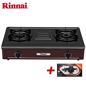 Mua Bếp gas 7 tấc Rinnai RV-A271R(EB)  Chén đồng có ngắt gas tự động - Hàng chính hãng