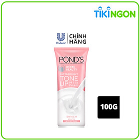 Kem Sữa Rửa Mặt Dưỡng Trắng Nâng Tông Pond'S White Beauty Tone Up 100G