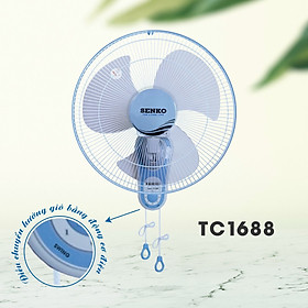 Mua Quạt treo tường Senko TC1688 công suất 47W  mẫu mới 2022 - Giao màu ngẫu nhiên - Hàng chính hãng