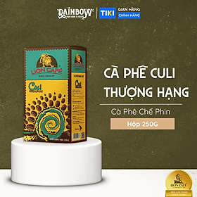 LION CAFE - Cà phê chế phin - Culi Thượng hạng - Hộp 250g