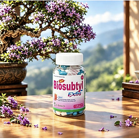 Men tiêu hóa Biosubtyl plus, chai 100 viên, bổ sung lợi khuẩn, hỗ trợ tiêu hóa