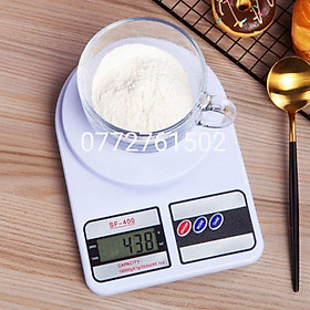 Cân điện tử tiểu ly để bàn nhà bếp (7kg/1g) cân bánh, bột, đường, gia vị