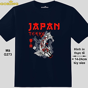 JAPAN, mã G273. Áo thun in đẹp cho nam nữ, cặp đôi, gia đình. Áo phông Goking hàng hiệu cao cấp