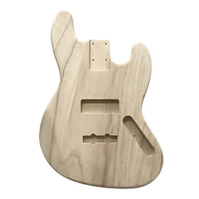 Polished Wood Type Electric Guitar Barrel DIY Electric Maple Guitar Barrel Body For JB Style Bass Guitar - Maple