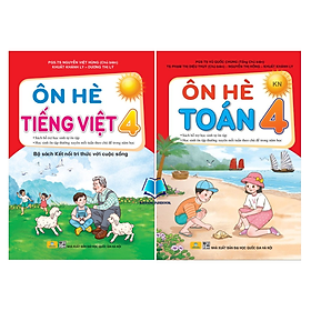 Sách - Combo Ôn Hè Toán + Tiếng Việt 4 Kết Nối