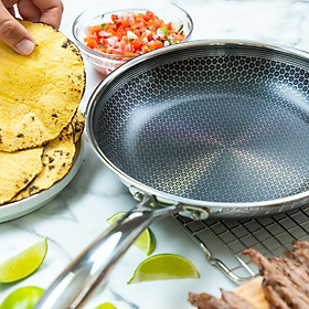 Mua Chảo Chống Dính  Vân Tổ Ong Cao Cấp CREEN CR-NJA30IH Inox SUS304 Dùng Cho Tất Cả Các Loại Bếp - Hàng Chính Hãng