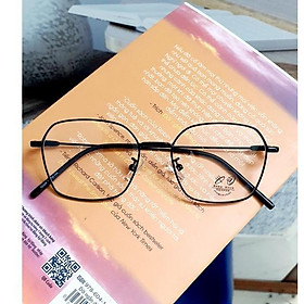 Gọng kính cận nữ kim loại dáng vuông THIÊN HÀ Optical chất liệu kim loại nhẹ càng mảnh nhiều màu dễ đeo TH72328