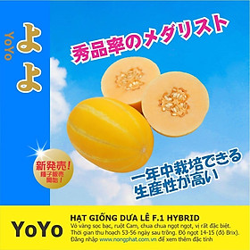 Mua Hạt Giống Dưa Lê YOYO - Hạt giống Nhật Bản Chất Lượng Cao F1 - Nảy Mầm Cao