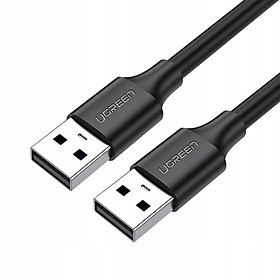 Ugreen UG10307US102TK 25CM màu Đen Cáp sạc truyền dữ liệu USB 2.0 sang MINI USB đầu mạ Niken 0.25M - HÀNG CHÍNH HÃNG