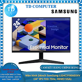 Mua Màn hình máy tính 24inch SamSung LS24C310EAEXXV (24  IPS FHD 75Hz  HDMI+VGA) - Hàng chính hãng Viễn Sơn phân phối