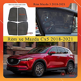 [ Mazda Cx5 2018 - 2021 ] Rèm che nắng ô tô nam chuẩn form 4 miếng loại 1 giá sỉ