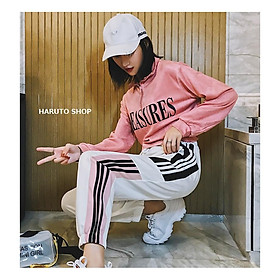 Quần thể thao quần jogger quần dài cho cả nam và nữ sọc