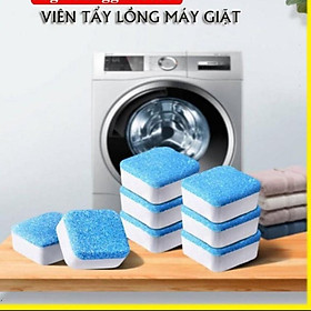 Tẩy lồng máy giặt hộp 12 viên diệt khuẩn, tẩy cặn bẩn máy giặt