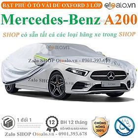 Bạt che phủ xe ô tô Mercedes A200 3 lớp cao cấp