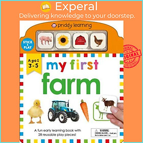 Sách - My First Play and Learn: Farm : A Fun Early Learning Book with Reusable Play Pieces by Roger Priddy (paperback)