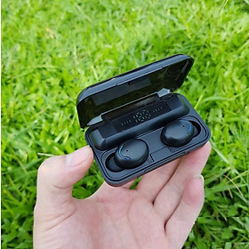 Tai Nghe Bluetooth True Wireless AMOI F9 Cảm Ứng Vân Tay, Nâng Cấp Dock Sạc có Led Báo Pin Kép - Hàng Nhập Khẩu