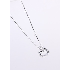 Dây chuyền bạc mặt mèo kitty