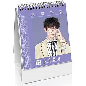 Lịch 2020 Dịch Dương Thiên Tỉ TFboys tặng sticker TFboys