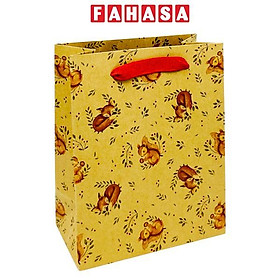 Túi Đựng Quà Kraft Dạng Đứng - Size M - Linh Lan - Mẫu 20