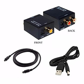 Mua Bộ Chuyển Âm Thanh TV 4K Quang Optical Sang Audio AV Ra Amply + Cáp Optical (1m)