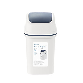 Mua Thùng rác nắp lật Hiro 5L