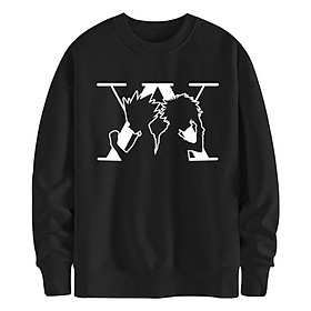 Áo Sweater HUNTERXHUNTER áo nỉ cổ tròn Nam thời trang