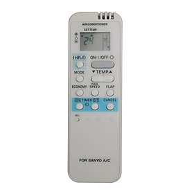 Mua Điều Khiển Điều Hòa SANYO Trắng Dài-Remote Máy Lạnh SANYO