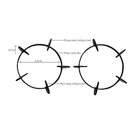 Mua Kiềng bếp ga tròn gọng thép dành cho bếp ga dương kính
