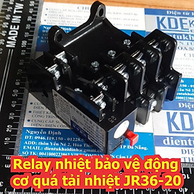 Mua Relay Rơ le nhiệt bảo vệ động cơ quá tải nhiệt JR36-20 các loại 0.25A ~ 22A kde6978