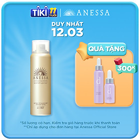 Kem chống nắng dưỡng da dạng xịt bảo vệ hoàn hảo Anessa Perfect UV Sunscreen Skincare Spray 60g