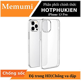 Ốp lưng chống sốc trong suốt siêu mỏng 1mm cho iPhone 13 Pro hiệu Memumi Glitter (độ trong tuyệt đối, chống trầy xước, chống ố vàng, tản nhiệt tốt) - hàng nhập khẩu