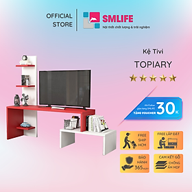 Mua Kệ tivi gỗ hiện đại SMLIFE Topiary | Gỗ MDF dày 17mm chống ẩm | D124xR30xC100cm