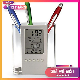 Mua Đồng hồ để bàn kiêm hộp đựng bút V2