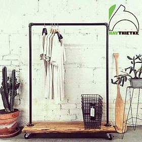 Mua kệ Decor KỆ TREO QUẦN ÁO vintage ống nước KON037