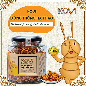 LOẠI CAO CẤP Đông Trùng Hạ Thảo Khô Hộp 25g Sấy Thăng Hoa,Nấm Đông Trùng