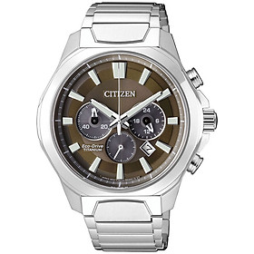 Đồng Hồ Nam Citizen Dây Titanium CA4320-51W - Mặt Nâu (Sapphire)