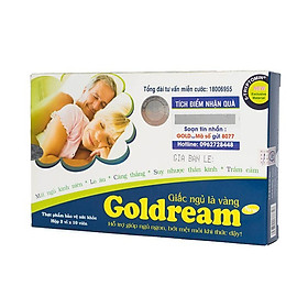 Thực phẩm bảo vệ sức khỏe GoldreamNew giúp ngủ ngon-Hộp 2 vỉ 10 viên