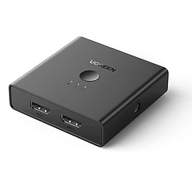 Mua 2 vào 2 ra bộ gộp tín hiệu HDMI 2.0 4K 60hz màu đen Ugreen 318GG70689CM Hàng chính hãng