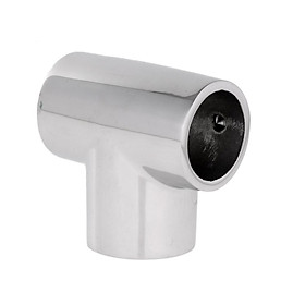 Solid Boat Handrail Hand Rail Fittings 90°316 Marine Stainless Steel Tee Hardware 25mm