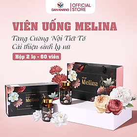 [Giảm Khô Hạn - Tăng Sinh Lý Nữ] Viên Uống Melina Dân Khang Giúp Tăng Cường Nội Tiết Tố Nữ Dùng Được Cho U 2 Lọ x 30v