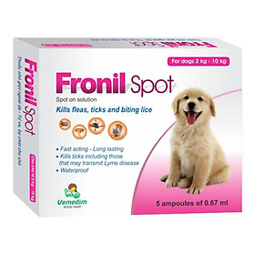 Ống Nhỏ Gáy Ve Rận Fronil Spot Vemedim (1- 5 ống )