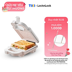 Máy kẹp nướng bánh LocknLock EJB126IVY 600W - Hàng Chính Hãng