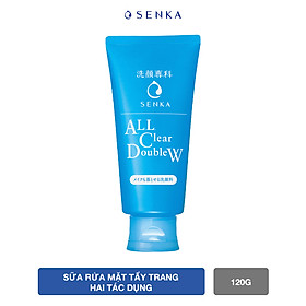 Sữa Rửa Mặt Tẩy Trang 2 Tác Dụng Senka All Clear Double Wash 14851 (120g)