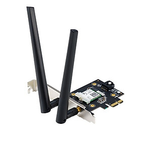 Card Mạng Không Dây Wifi Asus PCE-AX3000 (Tray Không Hộp)  WiFi 6 (802.11ax) Băng Tần Kép Bluetooth 5.0 Bảo Mật Mạng WPA3 OFDMA MU-MIMO - Hàng Chính Hãng